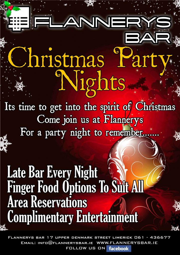 Christmas Party Nights at Flannerys Bar - Flannerys Bar